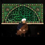 طرح بنر و کتیبه پشت منبری محرم و شهادت امام حسین (ع)