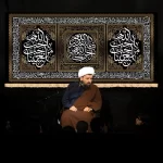 طرح بنر و کتیبه پشت منبری محرم و شهادت امام حسین (ع)