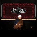 طرح بنر و کتیبه پشت منبری محرم و شهادت امام حسین (ع)