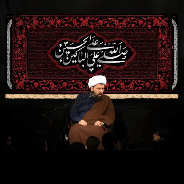 طرح بنر و کتیبه پشت منبری محرم و شهادت امام حسین (ع)