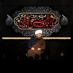 طرح بنر و کتیبه پشت منبری محرم و شهادت امام حسین (ع)