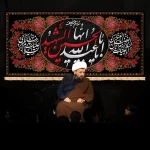 طرح بنر و کتیبه پشت منبری محرم و شهادت امام حسین (ع)
