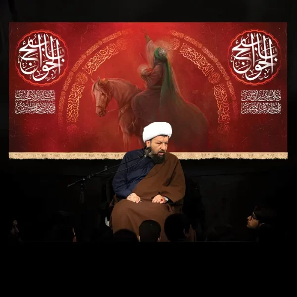 طرح بنر و کتیبه پشت منبری محرم و شهادت امام حسین (ع)