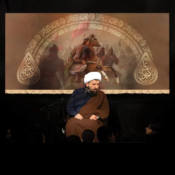 طرح بنر و کتیبه پشت منبری محرم و شهادت امام حسین (ع)