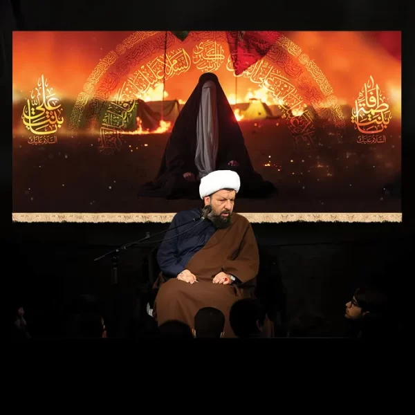 طرح بنر و کتیبه پشت منبری محرم و شهادت امام حسین (ع)