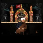 طرح بنر و کتیبه پشت منبری محرم و شهادت امام حسین (ع)
