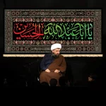 طرح بنر و کتیبه پشت منبری محرم و شهادت امام حسین (ع)