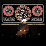 طرح بنر و کتیبه پشت منبری محرم و شهادت امام حسین (ع)