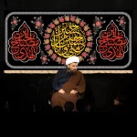 طرح بنر و کتیبه پشت منبری محرم و شهادت امام حسین (ع)