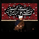 طرح بنر و کتیبه پشت منبری محرم و شهادت امام حسین (ع)