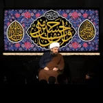 طرح بنر و کتیبه پشت منبری محرم و شهادت امام حسین (ع)