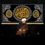 طرح بنر و کتیبه پشت منبری محرم و شهادت امام حسین (ع)