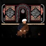 طرح بنر و کتیبه پشت منبری محرم و شهادت امام حسین (ع)