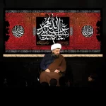 طرح بنر و کتیبه پشت منبری محرم و شهادت امام حسین (ع)