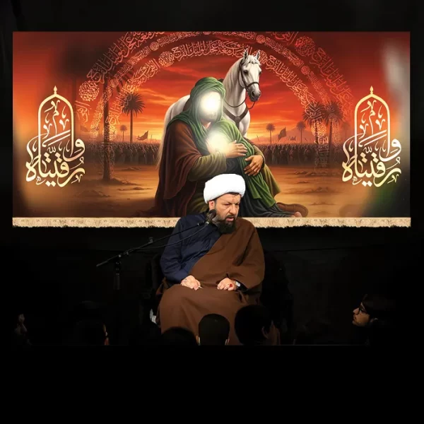 طرح بنر و کتیبه پشت منبری محرم و شهادت حضرت رقیه (س)