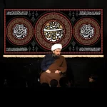 طرح بنر و کتیبه پشت منبری آخر صفر وفات پیامر اکرم (ص) و شهادت امام حسن و امام رضا  (ع)
