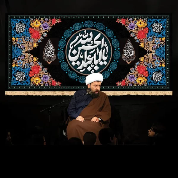 طرح بنر و کتیبه پشت منبری محرم و شهادت امام حسین (ع)