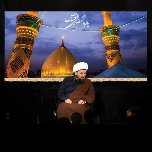طرح بنر و کتیبه پشت منبری محرم و شهادت امام حسین (ع)
