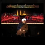 طرح بنر و کتیبه پشت منبری محرم و شهادت امام حسین (ع)