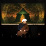 طرح بنر و کتیبه پشت منبری محرم و شهادت امام حسین (ع)