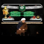 طرح بنر و کتیبه پشت منبری محرم و شهادت امام حسین (ع)