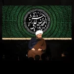 طرح بنر و کتیبه پشت منبری شهادت امام حسن مجتبی (ع)  حسن بن علی المجتبی سبز