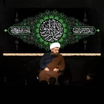 طرح بنر و کتیبه پشت منبری آخر صفر وفات پیامر اکرم (ص) و شهادت امام حسن و امام رضا  (ع)