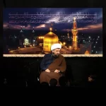 طرح بنر و کتیبه پشت منبری آخر صفر وفات پیامر اکرم (ص) و شهادت امام حسن و امام رضا  (ع)