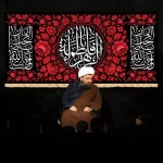 طرح بنر و کتیبه پشت منبری ایام فاطمیه شهادت حضرت فاطمه زهرا (س)
