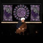 طرح بنر و کتیبه پشت منبری ایام فاطمیه شهادت حضرت فاطمه زهرا (س)