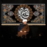 طرح بنر و کتیبه پشت منبری ایام فاطمیه شهادت حضرت فاطمه زهرا (س)
