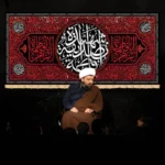 طرح بنر و کتیبه پشت منبری ایام فاطمیه شهادت حضرت فاطمه زهرا (س)