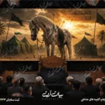 طرح بنر و کتیبه پشت منبری لایه باز شهادت امام حسین (ع) محرم و عاشورا  50136