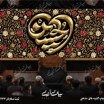 طرح بنر و کتیبه پشت منبری لایه باز شهادت امام حسین (ع) محرم و عاشورا  50137
