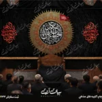 طرح بنر و کتیبه پشت منبری لایه باز شهادت امام حسین (ع) محرم و عاشورا  50140