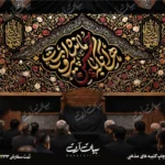 طرح بنر و کتیبه پشت منبری لایه باز شهادت امام حسین (ع) محرم و عاشورا  50164