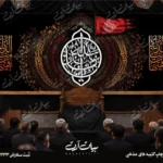 طرح بنر و کتیبه پشت منبری لایه باز شهادت امام حسین (ع) محرم و عاشورا  50172