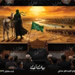 طرح بنر و کتیبه پشت منبری لایه باز شهادت امام حسین (ع) محرم و عاشورا  50175