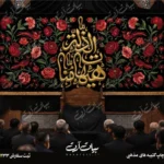 طرح بنر و کتیبه پشت منبری لایه باز شهادت امام حسین (ع) محرم و عاشورا  50196