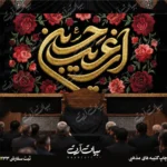 طرح بنر و کتیبه پشت منبری لایه باز شهادت امام حسین (ع) محرم و عاشورا  50214