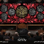 طرح بنر و کتیبه پشت منبری لایه باز شهادت امام حسین (ع) محرم و عاشورا  50245