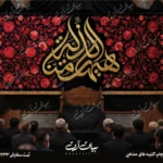 طرح بنر و کتیبه پشت منبری لایه باز شهادت امام حسین (ع) محرم و عاشورا  50251