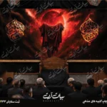 طرح بنر و کتیبه پشت منبری لایه باز شهادت امام حسین (ع) محرم و عاشورا  50263
