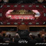 طرح بنر و کتیبه پشت منبری لایه باز شهادت امام حسین (ع) محرم و عاشورا  50270