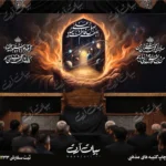 طرح بنر و کتیبه پشت منبری ایام فاطمیه شهادت حضرت فاطمه زهرا (س)
