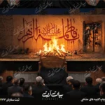 طرح بنر و کتیبه پشت منبری ایام فاطمیه شهادت حضرت فاطمه زهرا (س)