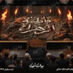 طرح بنر و کتیبه پشت منبری ایام فاطمیه شهادت حضرت فاطمه زهرا (س)
