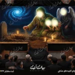 طرح بنر و کتیبه پشت منبری ایام فاطمیه شهادت حضرت فاطمه زهرا (س)