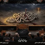 طرح بنر و کتیبه پشت منبری ایام فاطمیه شهادت حضرت فاطمه زهرا (س)