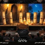طرح بنر و کتیبه پشت منبری ایام فاطمیه شهادت حضرت فاطمه زهرا (س)